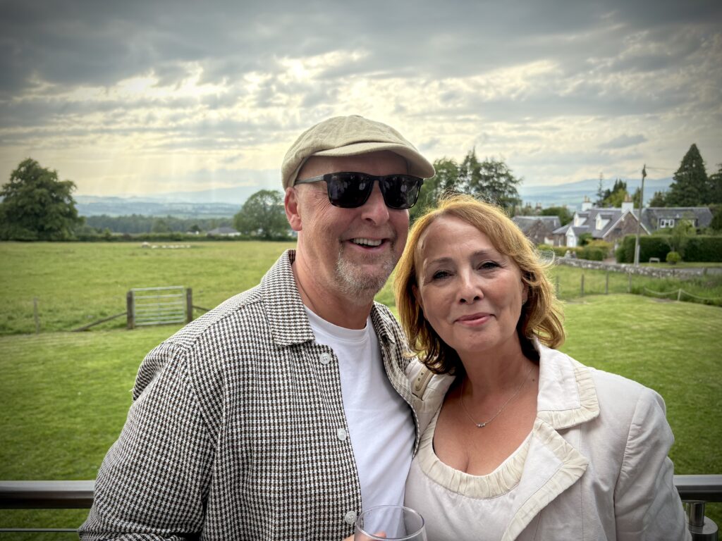 Kate Hargreaves and husband