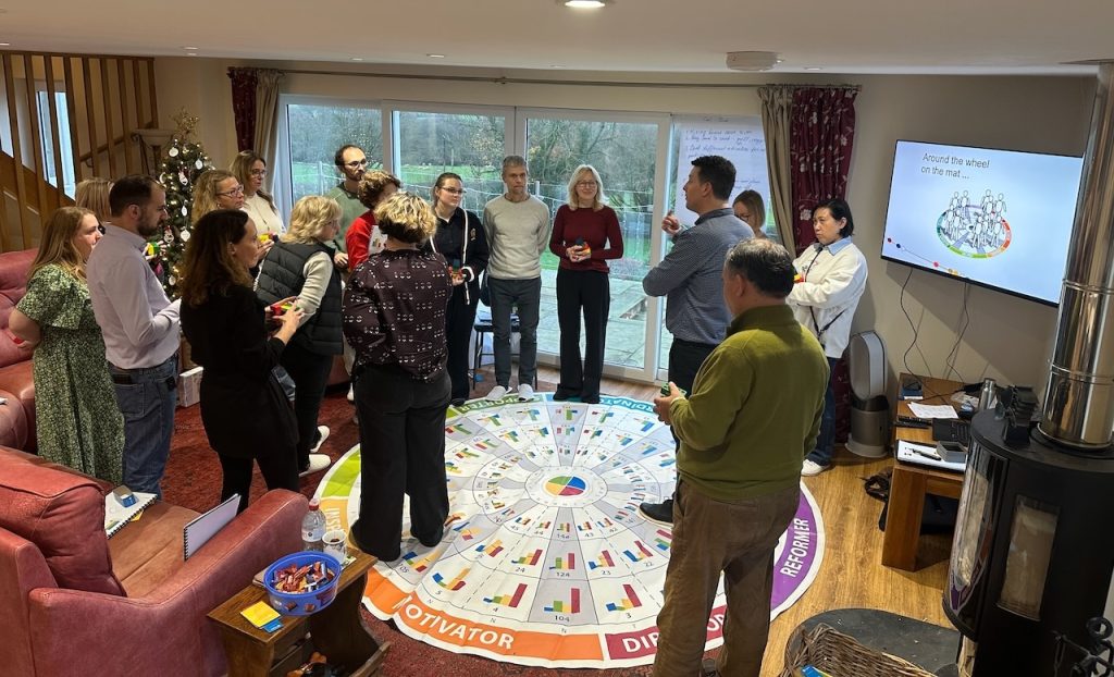 Insights Discovery team-building session at Academic Summer 1