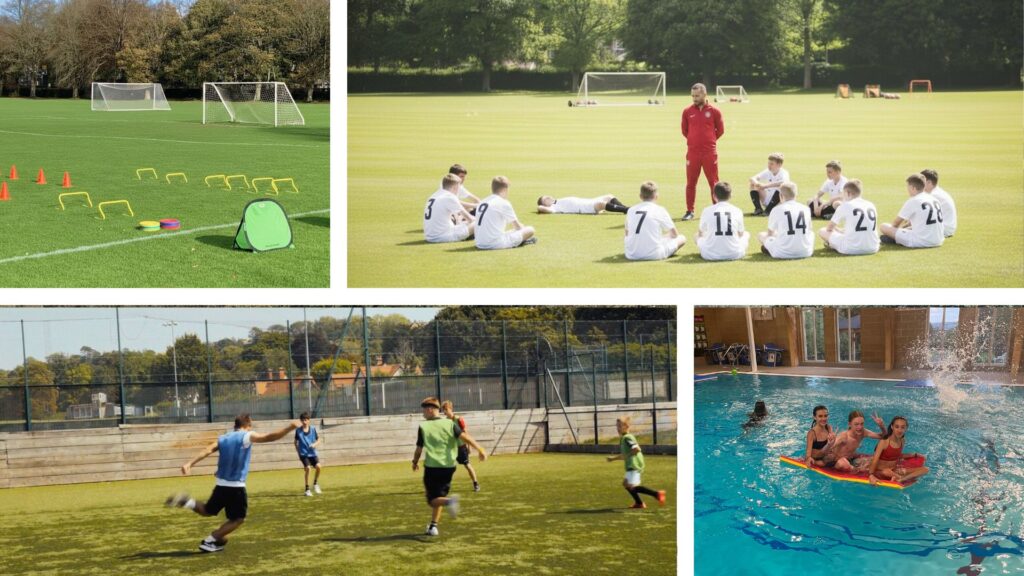 A summer school near Bristol - Foot ball camp